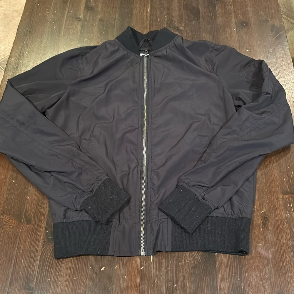 Garage Women’s Black Bomber Jacket Size XS